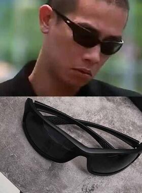 控阁陈小春山鸡哥同款太阳眼镜骑行驾驶个性偏光小框太阳眼镜