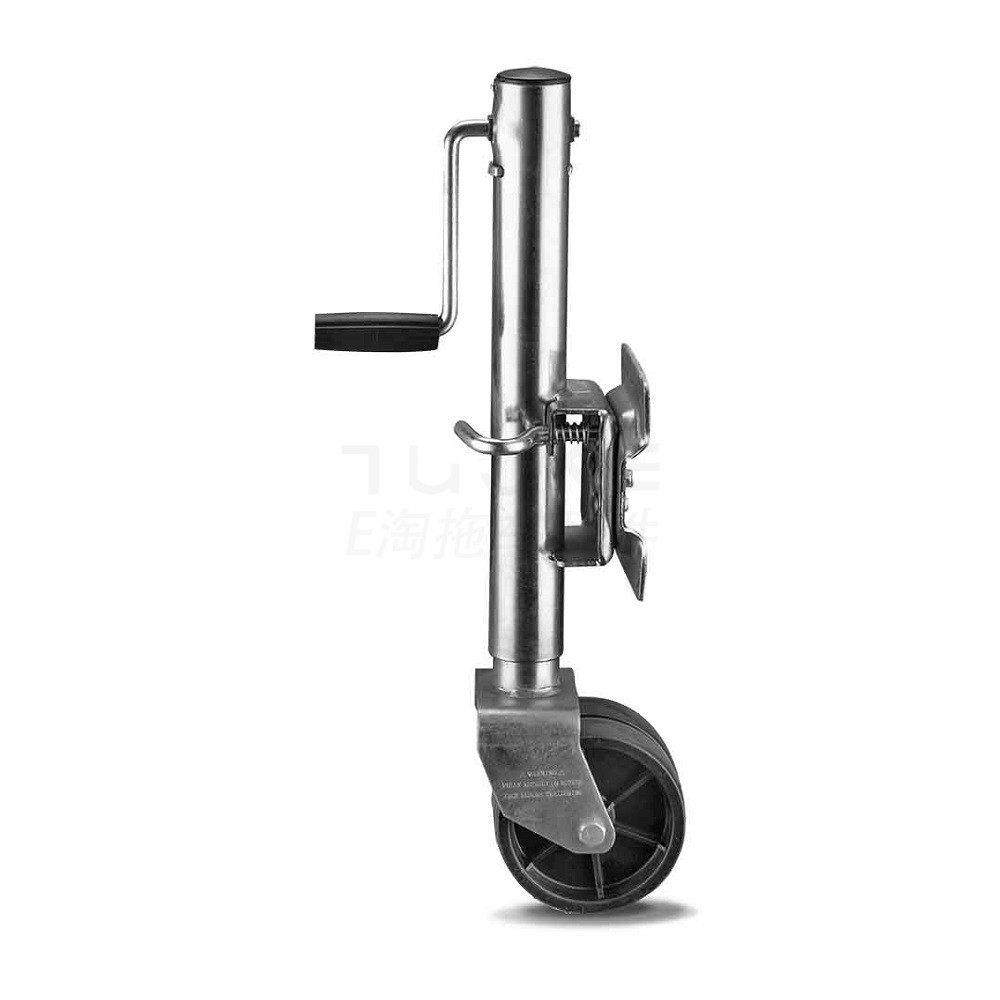 【E淘】双轮千斤顶驻车支撑车支架拖车配件拖挂车游艇 ATV导向轮