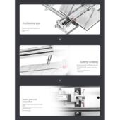 德国优质进口诺贝尔推刀手动瓷砖切割高精度墙地砖拉刀人工增强型