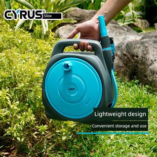 德国精装进口水管车储存架集园艺家用浇水花浇灌地面工具花园便携