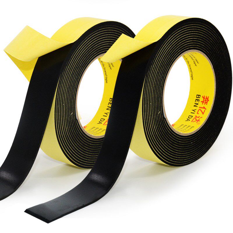 外墙施工深凹槽分格线条单面泡棉胶带仿石漆水包砂包喷砂涂料海绵