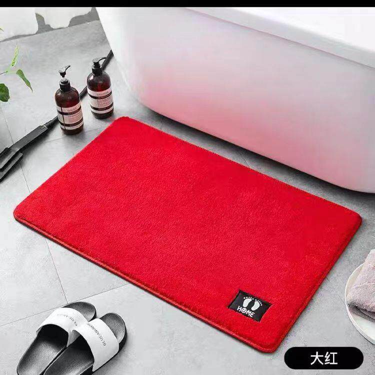 厂家直供加厚防滑浴室地垫卫间吸水防水进门门垫地毯耐脏厕所脚垫