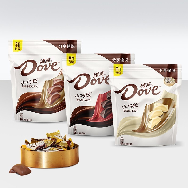 德芙小巧粒牛奶巧克力84g