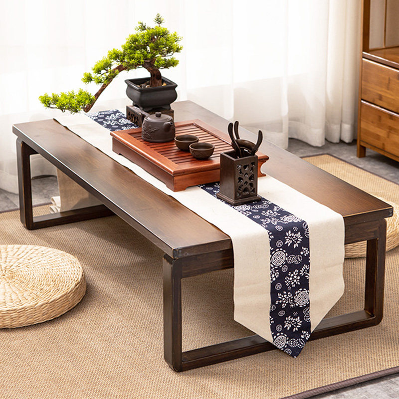 折叠茶几小户型客厅家用窗台日式榻榻米茶桌实木坐地矮桌飘窗桌子,住宅家具,茶几,淘宝优惠券,粉丝福利购,淘宝优惠卷