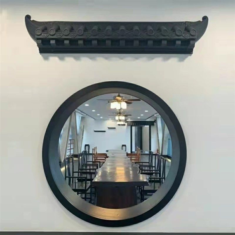 新中式仿古瓦封板一体屋檐墙饰仿古塑料瓦壁挂墙贴书房茶室装饰瓦,基础建材,石棉瓦,淘宝优惠券,粉丝福利购,淘宝优惠卷