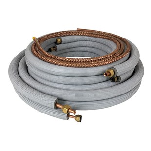 空调软态纯紫铜管波纹螺纹管08加厚1P15P2P3匹延长连接国标成品