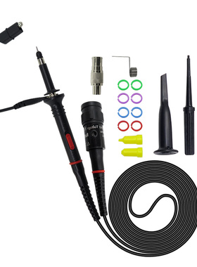 60-200MHz示波器探头新款欧标P2200 X1 X10示波器探棒探极通用型