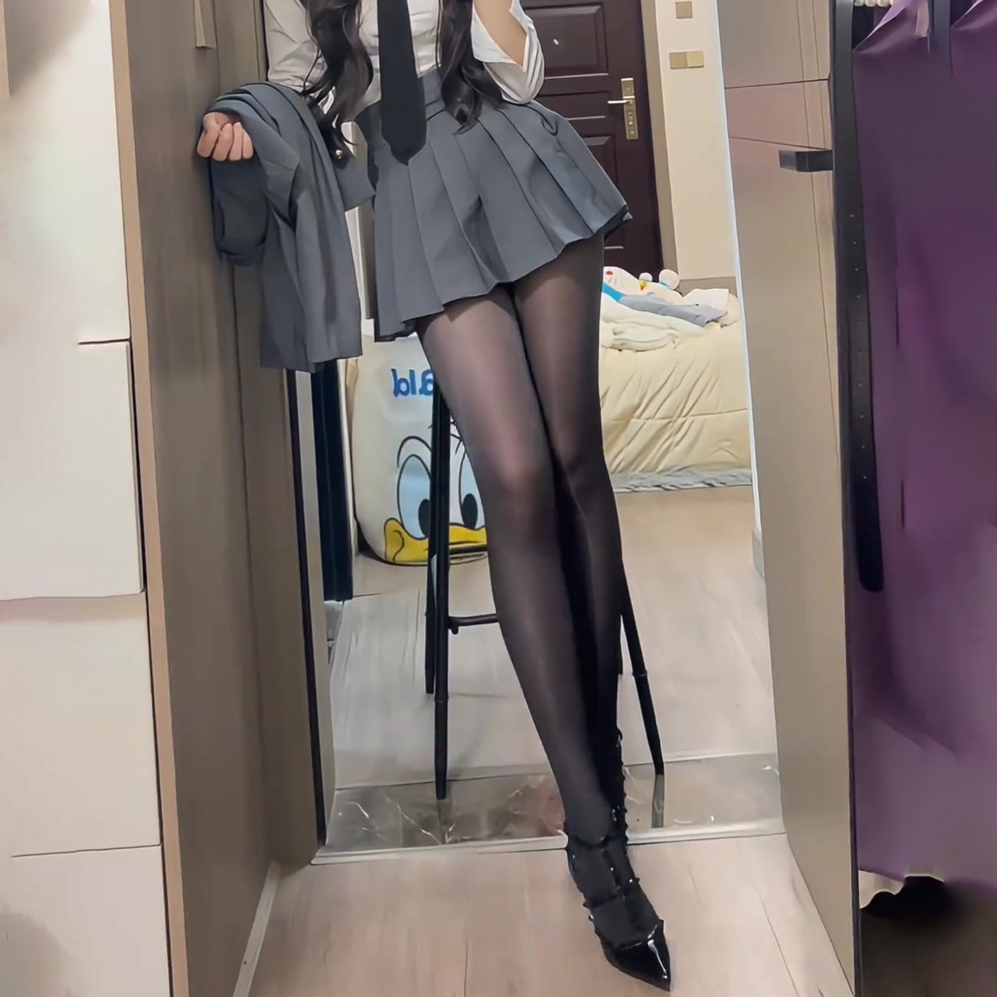 高腰显瘦极简黑丝袜女防勾丝透气连裤袜美腿修腿神器薄款打底袜