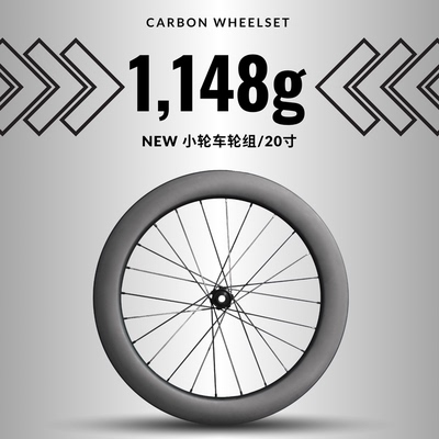 20寸碳纤维451轮组折叠车小轮车