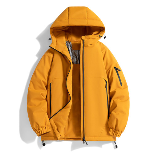 户外机能连帽加厚防水棉衣