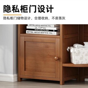 书架置物架落地转角柜墙角靠墙边三角柜多功能拐角储物收纳书柜子