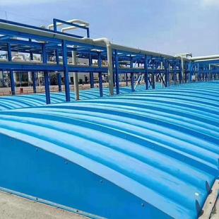 玻璃钢污水池盖板弧形密封集气罩厂家生产排水沟空腹平盖板