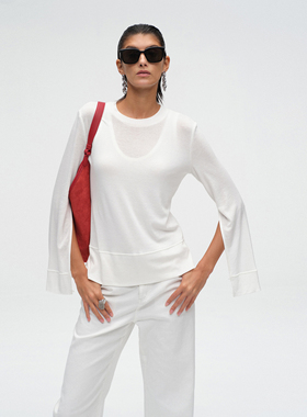 ATELIO · 美丽诺羊毛混纺真两件针织衫