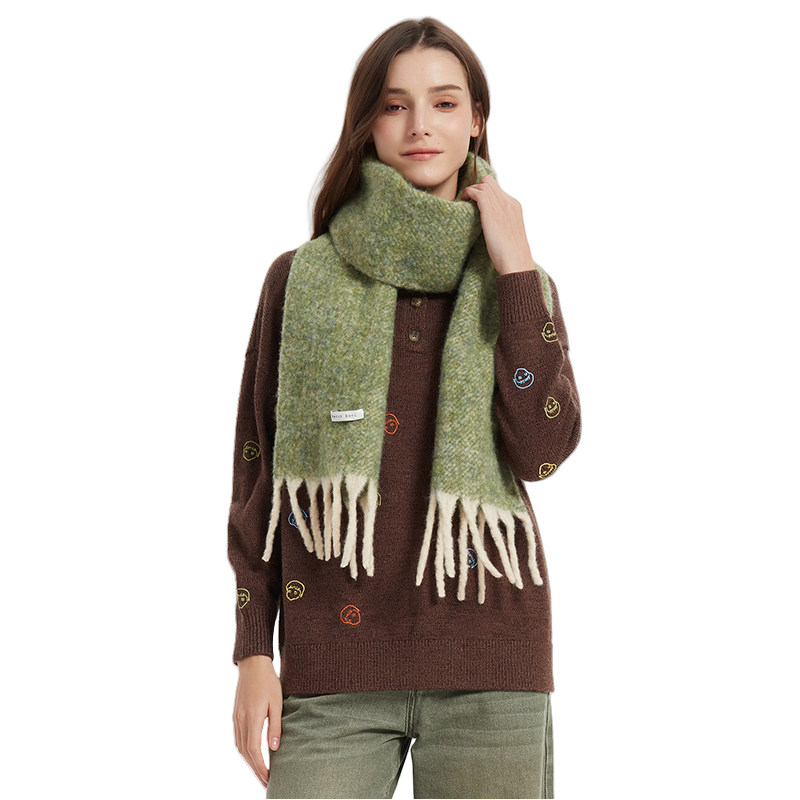 Petit Bari氛围感羊毛混纺彩纱围巾 柔软亲肤秋冬保暖 增添时尚感,服饰配件/皮带/帽子/围巾,围巾/丝巾/披肩,淘宝优惠券,粉丝福利购,淘宝优惠卷