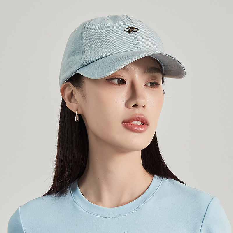 Petit Bari男女同款复古牛仔调节棒球鸭舌帽