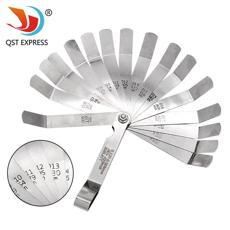 塞尺间隙尺不锈钢高精度单片气门塞规厚薄规0.127-0.508MM测量