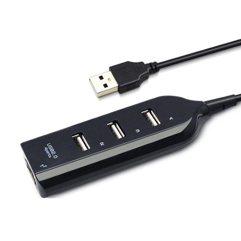 4口HUB集线器 usb电脑四口hub 一拖四分线器 1拖4转换器 扩展坞