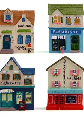 小清新日本休闲小屋名宿苔藓多肉小清新花插道具拍摄道具桌面摆件