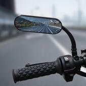 机车配件铝制经典 后照镜覆古酷黑反光倒车 造型哈雷机车改装