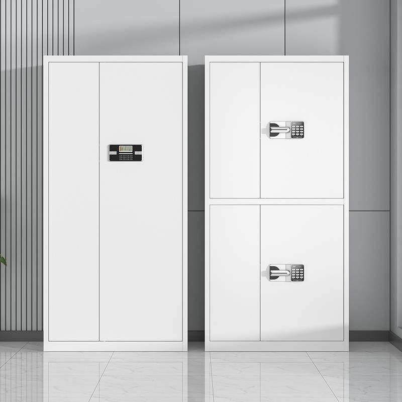 钢制电子密码文件柜铁皮柜子办公室保密柜指纹带锁档案资料收纳柜