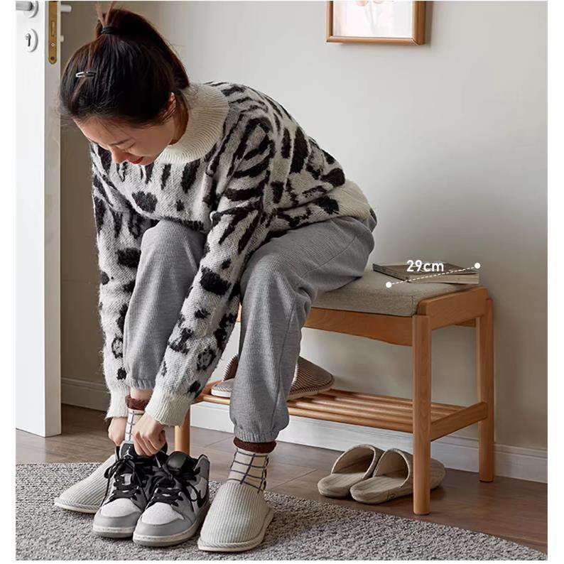 实木换鞋凳樱桃木北欧家用门口穿鞋凳进门可坐小户型玄关换鞋架子,住宅家具,换鞋凳,淘宝优惠券,粉丝福利购,淘宝优惠卷