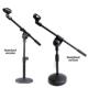 NB209 NB210桌面加高加重麦克风支架迷你小型落地话筒咪架升降架
