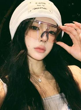 日夜两用专业紫色变色骑行镜女大脸防风护目镜公路自行车登山太阳