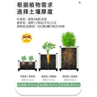 家庭阳台户外蔬菜种植箱塑料楼顶室内专用种植神器种菜箱特大清仓