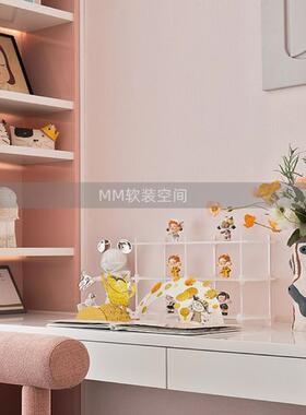 轻奢样板房样品屋展示中心儿童房饰品女孩房间卧室桌面摆件儿童立