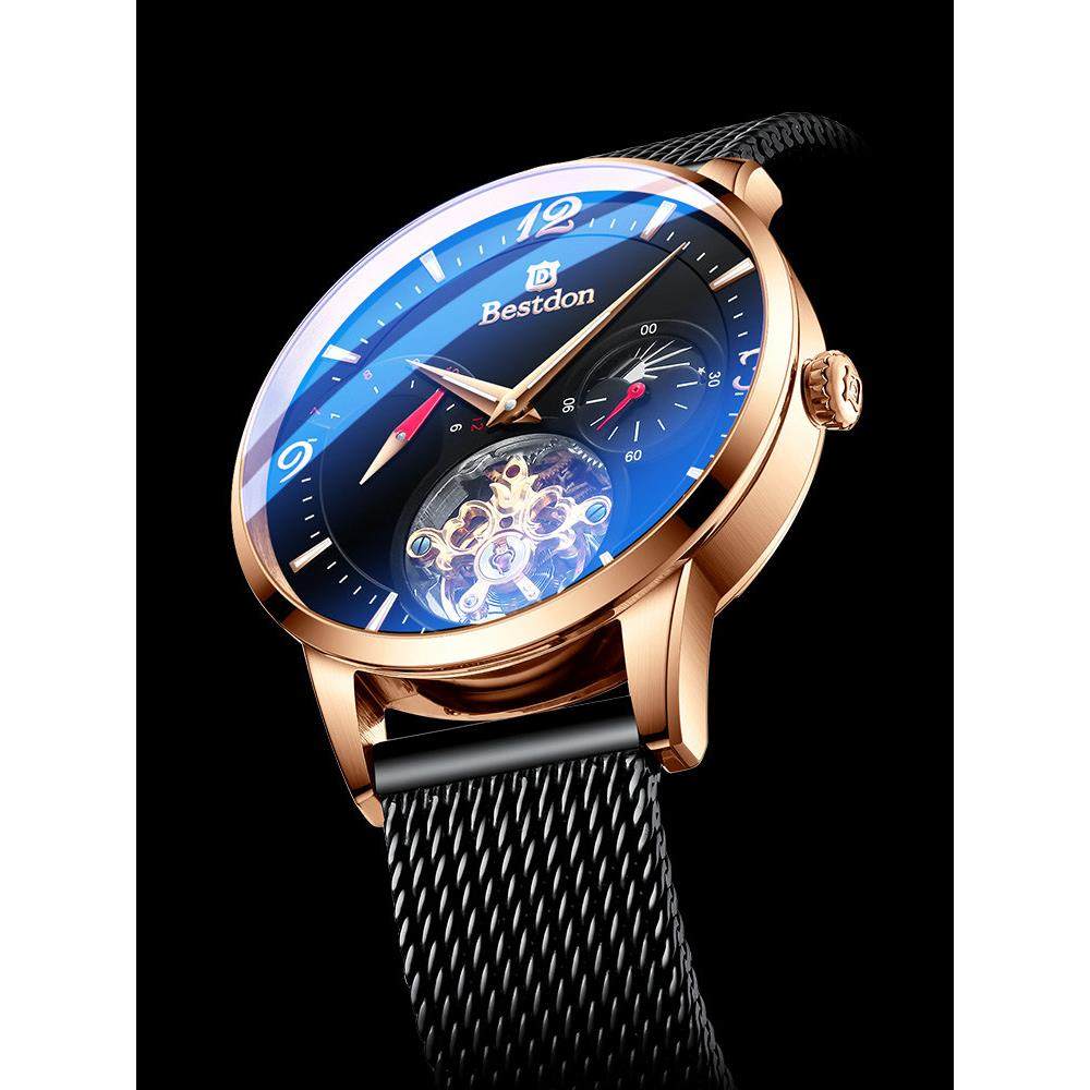 邦顿手表男机械表男全自动镂空男款防水男士手表品牌正品名牌十大