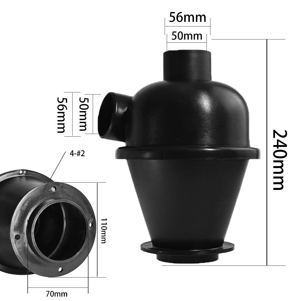 小型旋风分离器集尘器腻子粉打磨吸尘收集桶除尘贵金属粉尘回收器