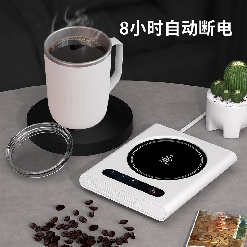加热杯垫110V美规暧三挡咖啡桌面恒温暧茶牛奶杯欧规智能保温底座