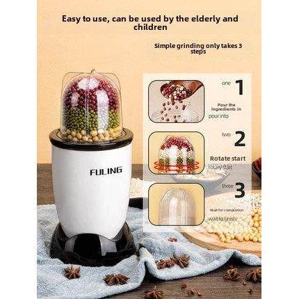 家用电动绞缴交搞肉机多功能一体榨汁磨粉机老人流食辅粉碎打碎机