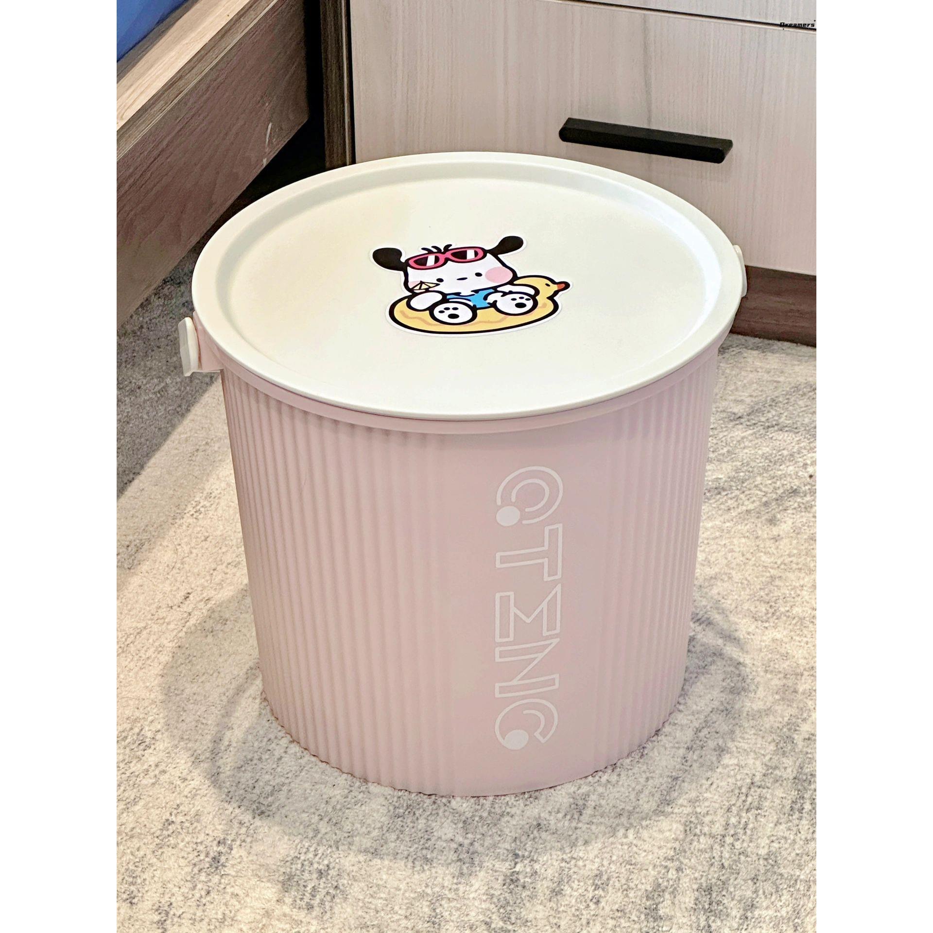 巧腾水桶学生宿舍用带盖洗澡桶手提可坐家用洗衣桶住宿生桶盆厂家