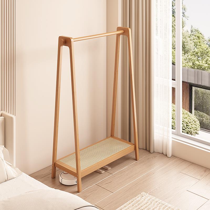 挂衣架落地卧室客厅入户门口衣服架立式置物架民宿轻奢衣架衣帽架