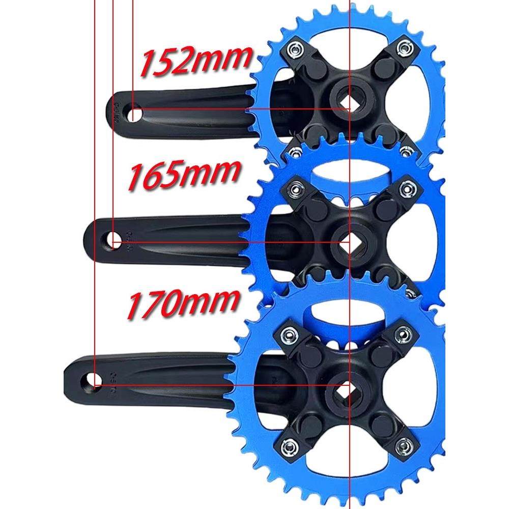 山地车方孔152mm曲柄104BCD正负齿牙盘单34t盘非一体齿盘32T38T,自行车/骑行装备/零配件,牙盘,淘宝优惠券,粉丝福利购,淘宝优惠卷