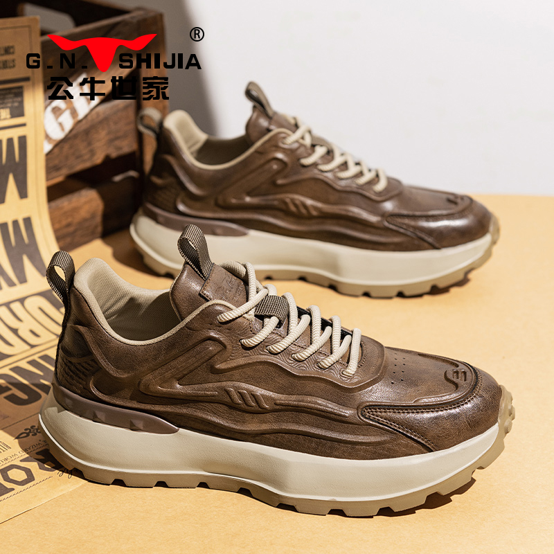公牛世家男鞋爆款老爹鞋冲量特卖