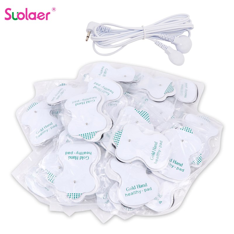 新品20pcs Physiotherapy Electrodes Pads Massage Patch for Te