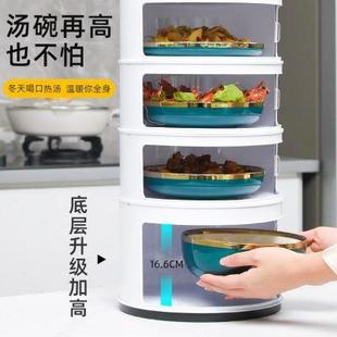 保温盖菜罩防尘防苍蝇餐桌剩菜剩饭收纳神器家用多层饭罩 2024新款