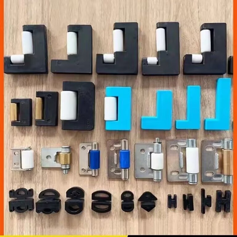 速发滑轮钢板防护撑一字铁架滑轮加工中心护板尼龙滑块罩床滚轮支