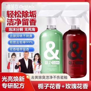 马桶清洁除臭留玫瑰香氛泡泡清洁强效厕所除垢渍 下单立减30