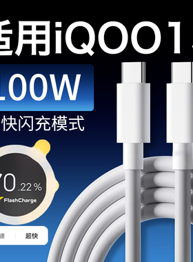 适用iQOO13数据线100W超快闪充iQOO13充电线快充线iqoo13手机线iqoo13快充线iqoo13快充100W超级闪充加长2米