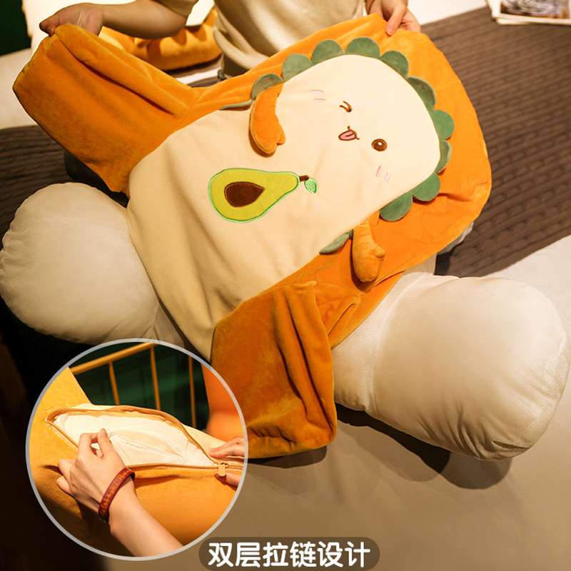 创意土司办公室护腰靠垫腰垫腰靠椅子垫座椅靠枕腰枕久坐抱枕汽车