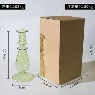 复古烛台T摆件烛光晚餐宴 厂家供应 创意玻璃烛台家居装 饰法式 欧式