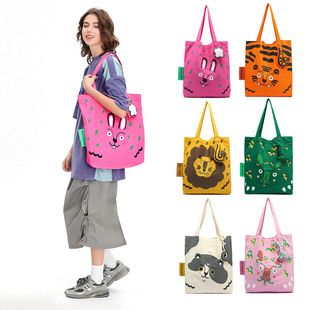 RUOYUSTUDIO若愚工坊原创设计可爱动物休闲通勤大容量单肩包