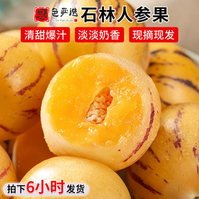 云南石林树熟人参果当季爆汁圆果