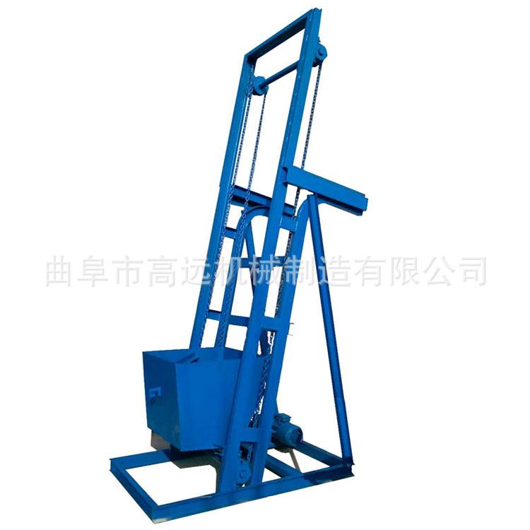 石灰污泥单斗提升机 石粉颗粒污泥提料机 自动卸料翻斗式上料机