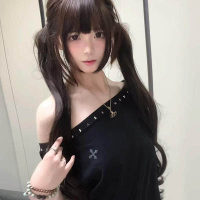 美式辣妹烫钻铆钉斜肩短