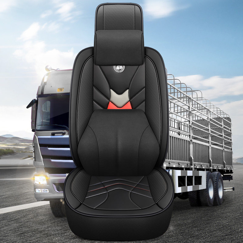 大货车夏季凉垫解放J6P JH6座套重汽豪沃T7H/T5G主驾驶皮革坐垫