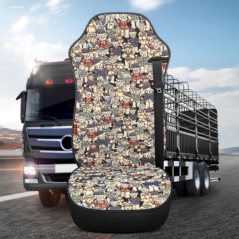 豪沃T7天龙KL德龙M3000戴姆勒GTL EST专用座垫套货车装饰用品布艺